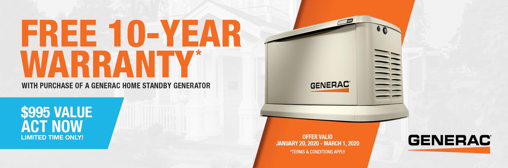 Homestandby Generator Deal | Warranty Offer | Generac Dealer | Fort Atkinson, WI